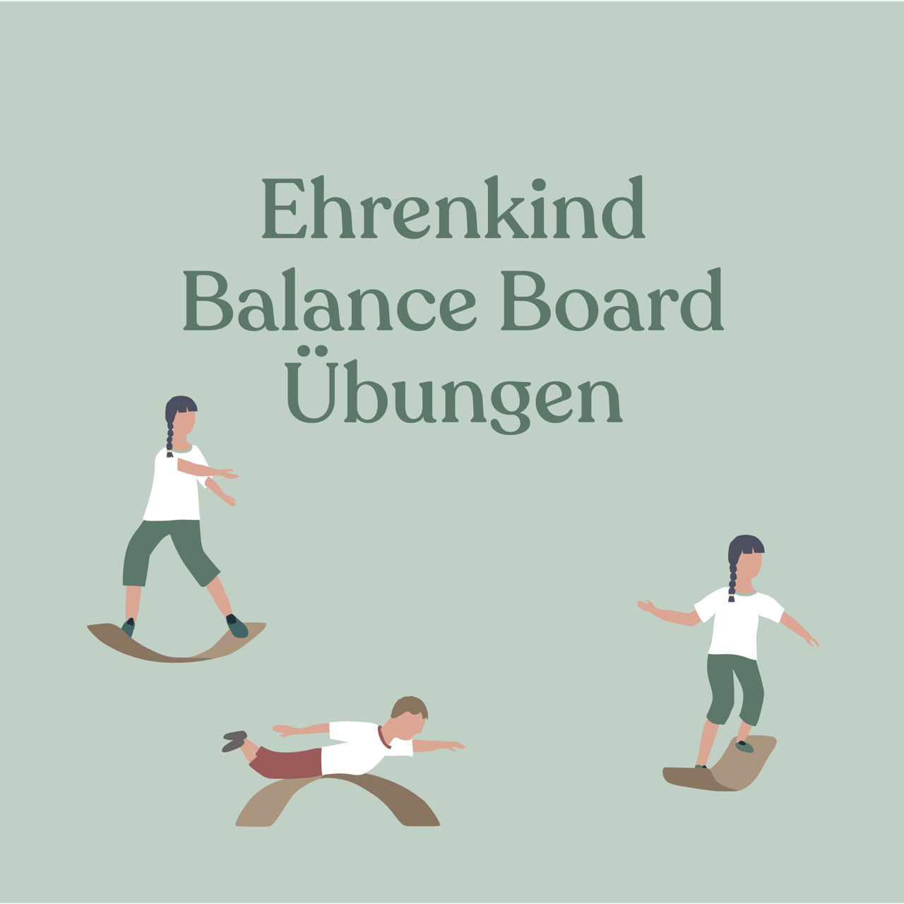 Balance Board Bewegungsspiele für Kinder: 4 Übungen
