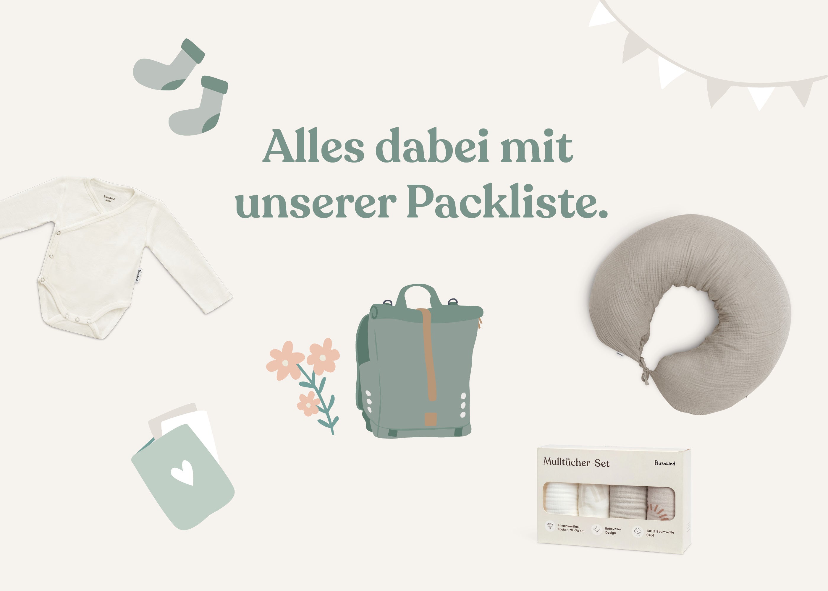 Kliniktasche für die Geburt: Checkliste & Packtipps