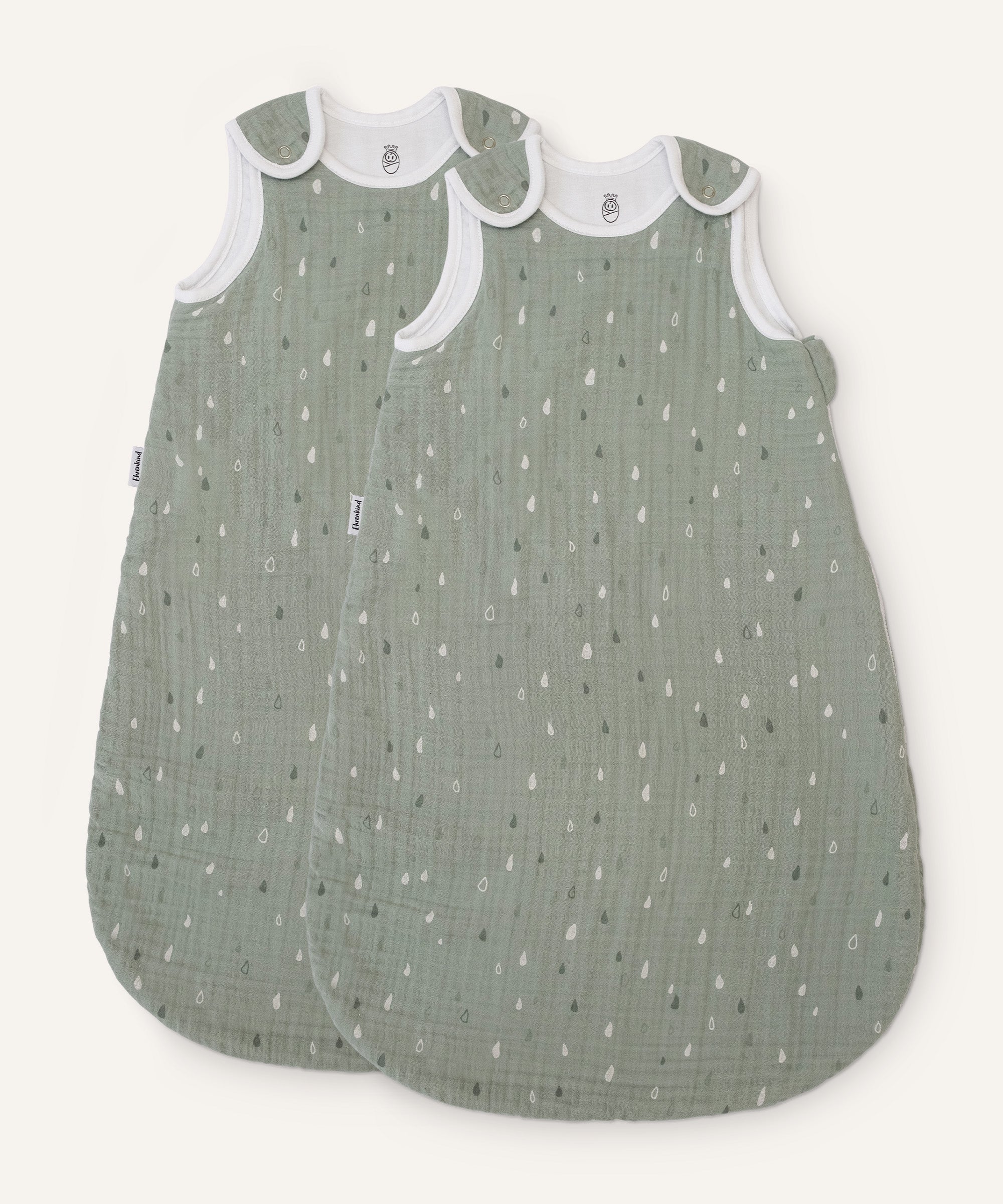 2-er Pack Musselin-Sommerschlafsack für Babys