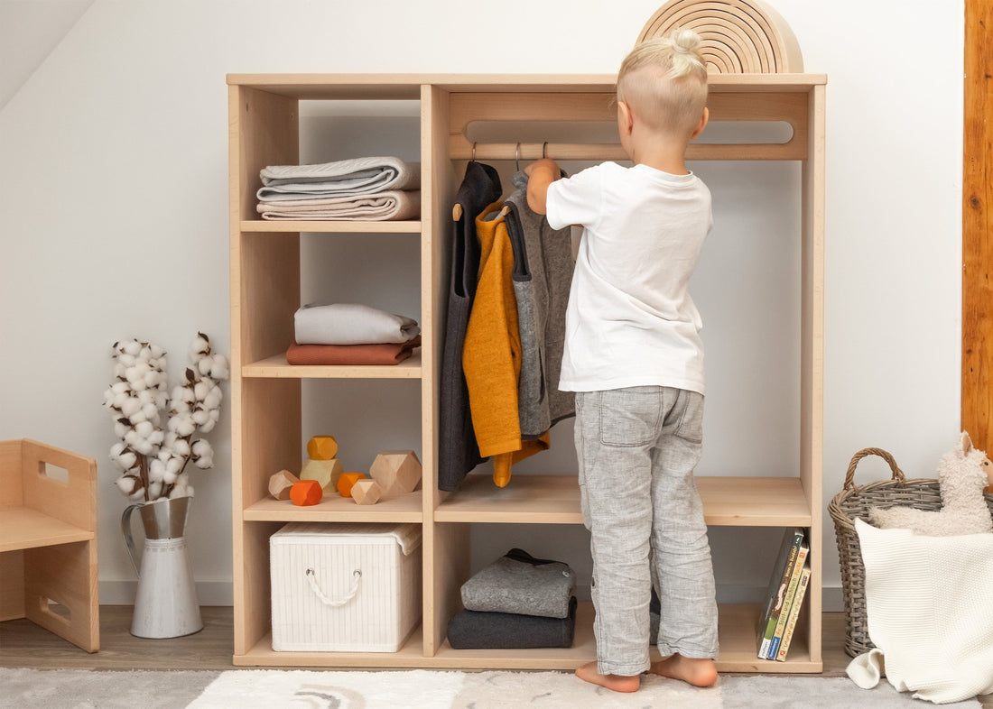 Vorbereitete Umgebung nach Montessori.