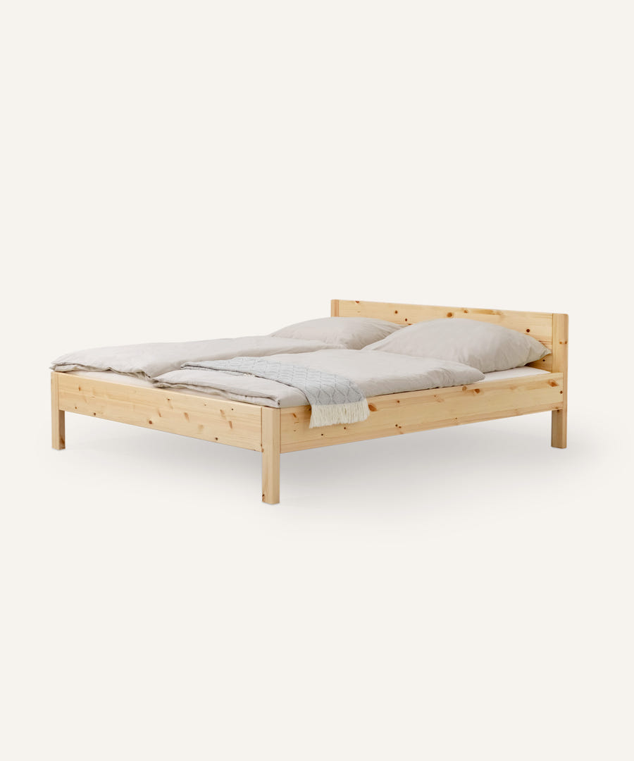 Doppelbett  |  Kiefer  |  180 × 200 cm