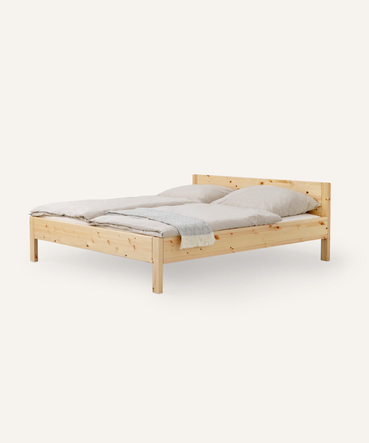 Doppelbett Kiefer 180 × 200 cm