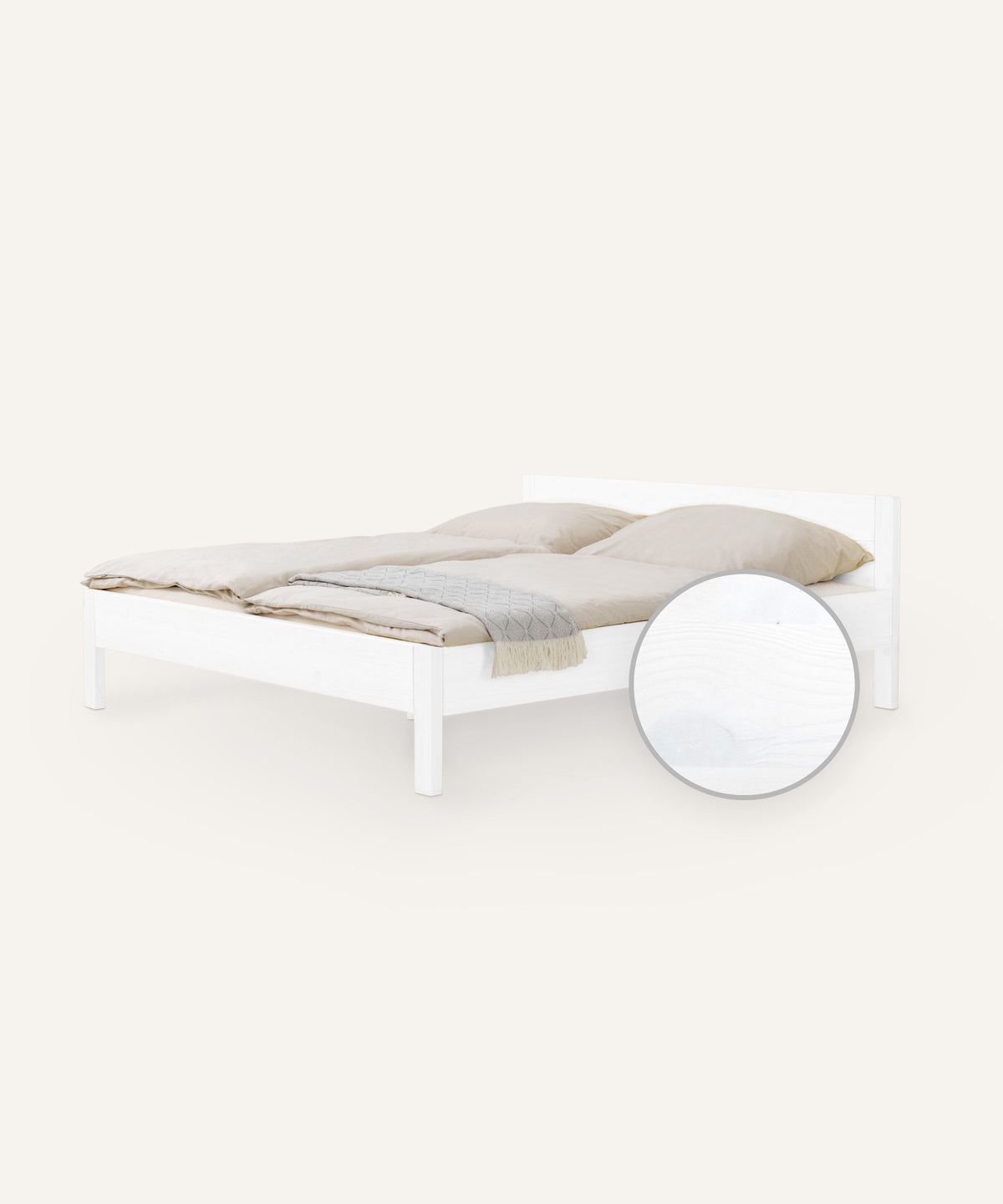 Doppelbett Kiefer 180 × 200 cm