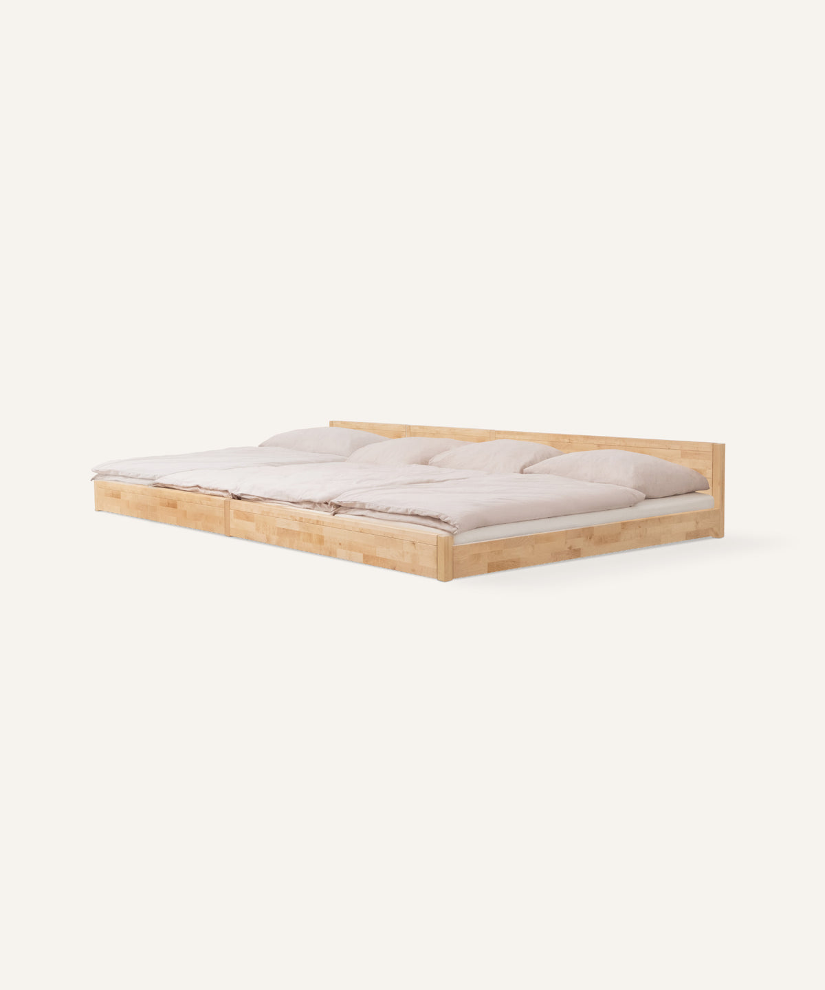 Familienbett Birke 360 × 200 cm