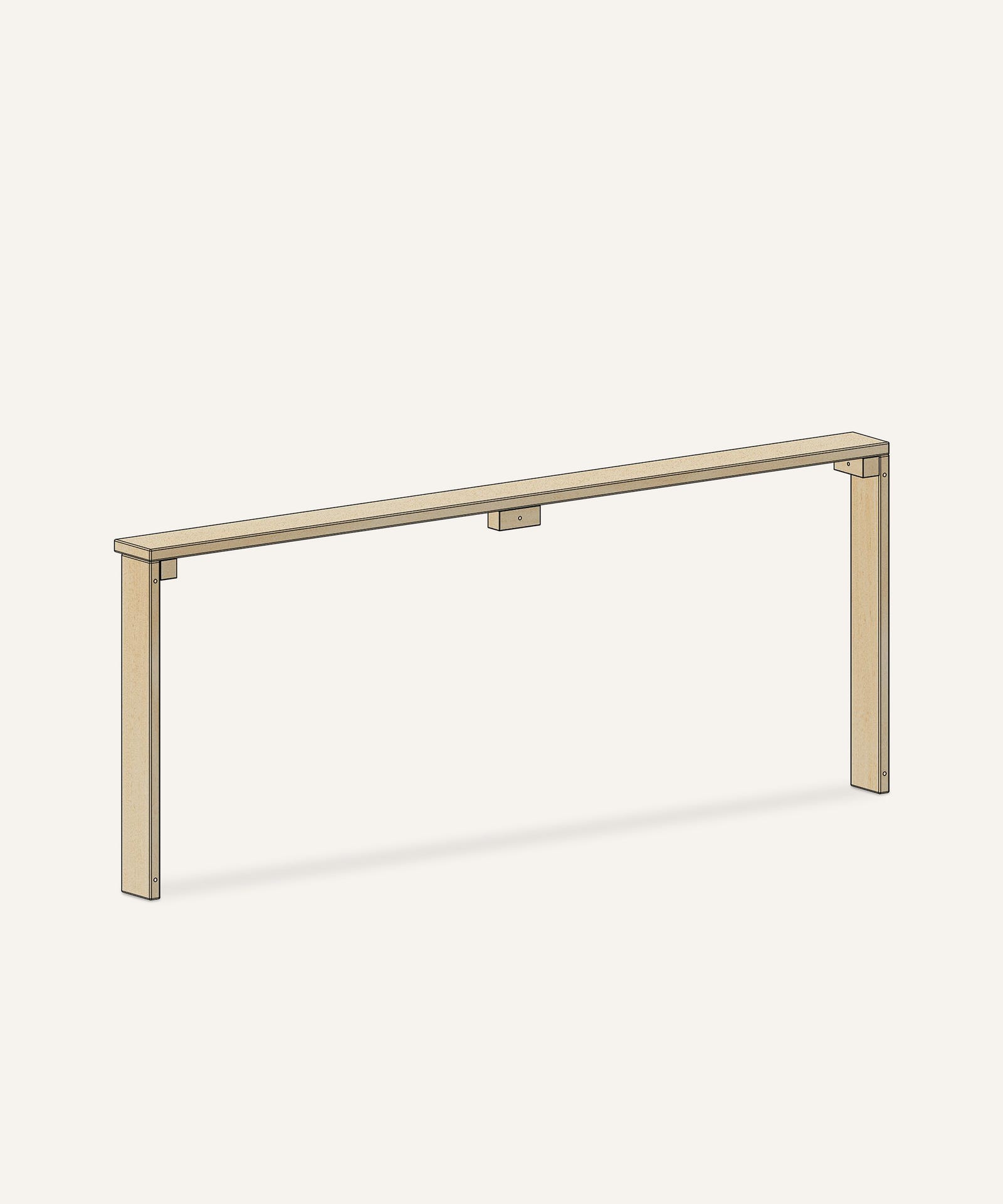 Ablage Familienbett  |  Kiefer