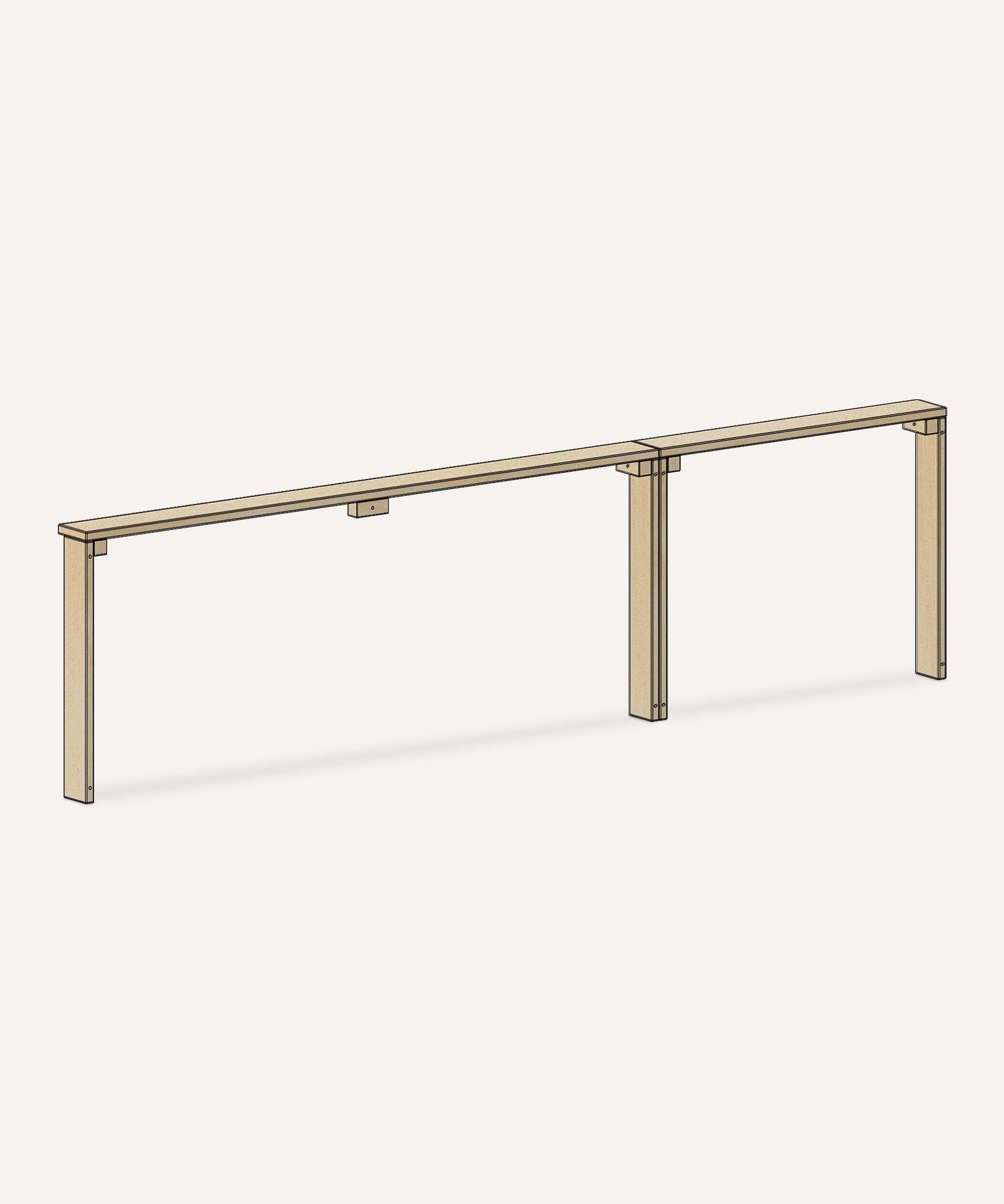 Ablage Familienbett  |  Kiefer