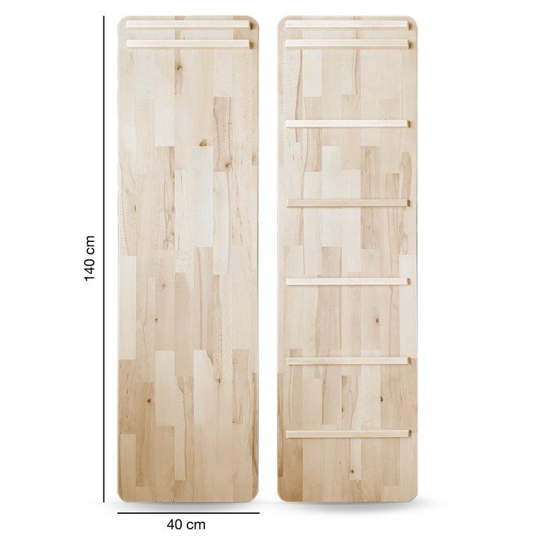 Rutschbrett RB02 | Buchenleimholz (Transparent Lackiert)