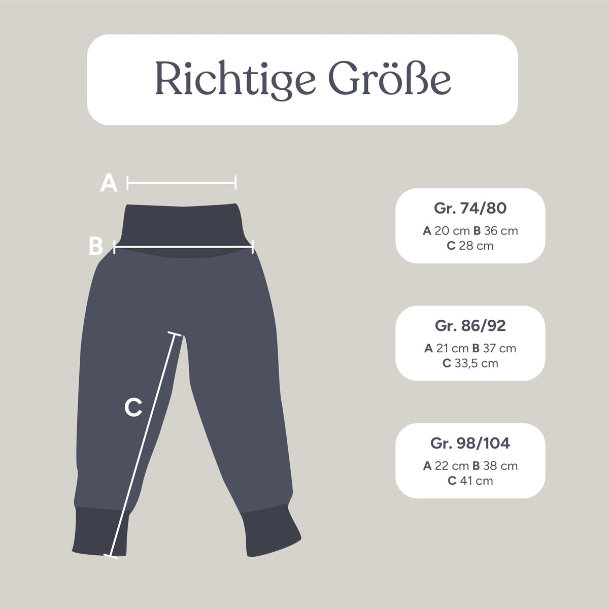 Walkhose mit Bündchen | Rot | 98/104