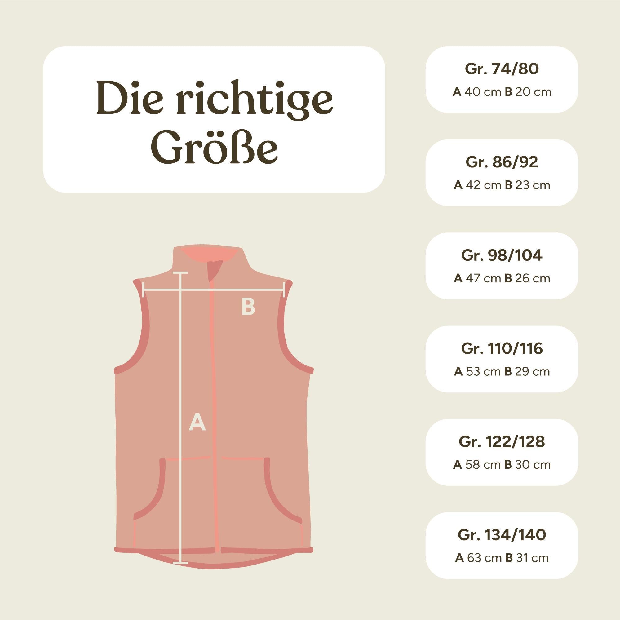 Walkweste | Anthrazit | 134/140