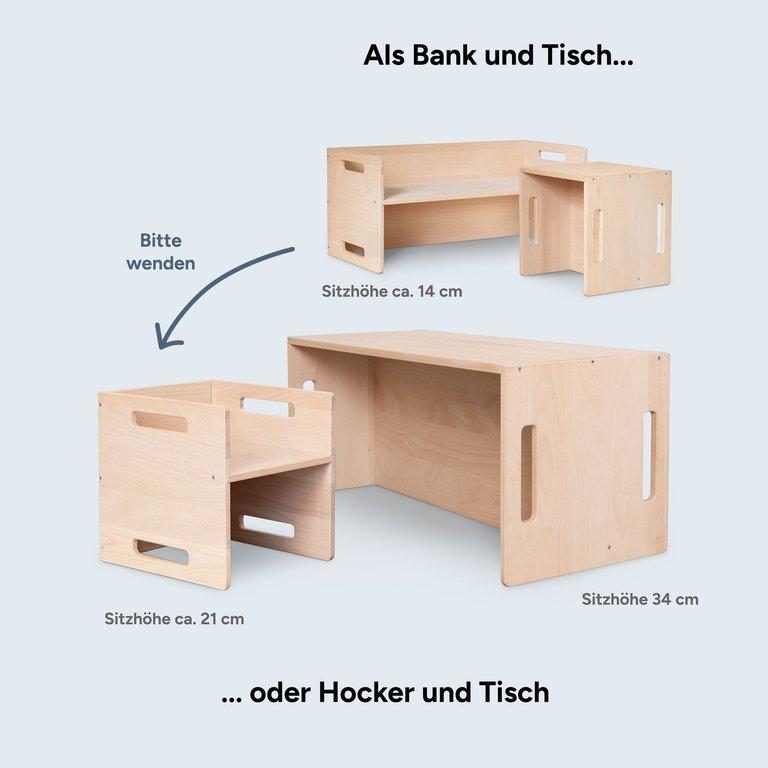 Hocker | Buche Natur