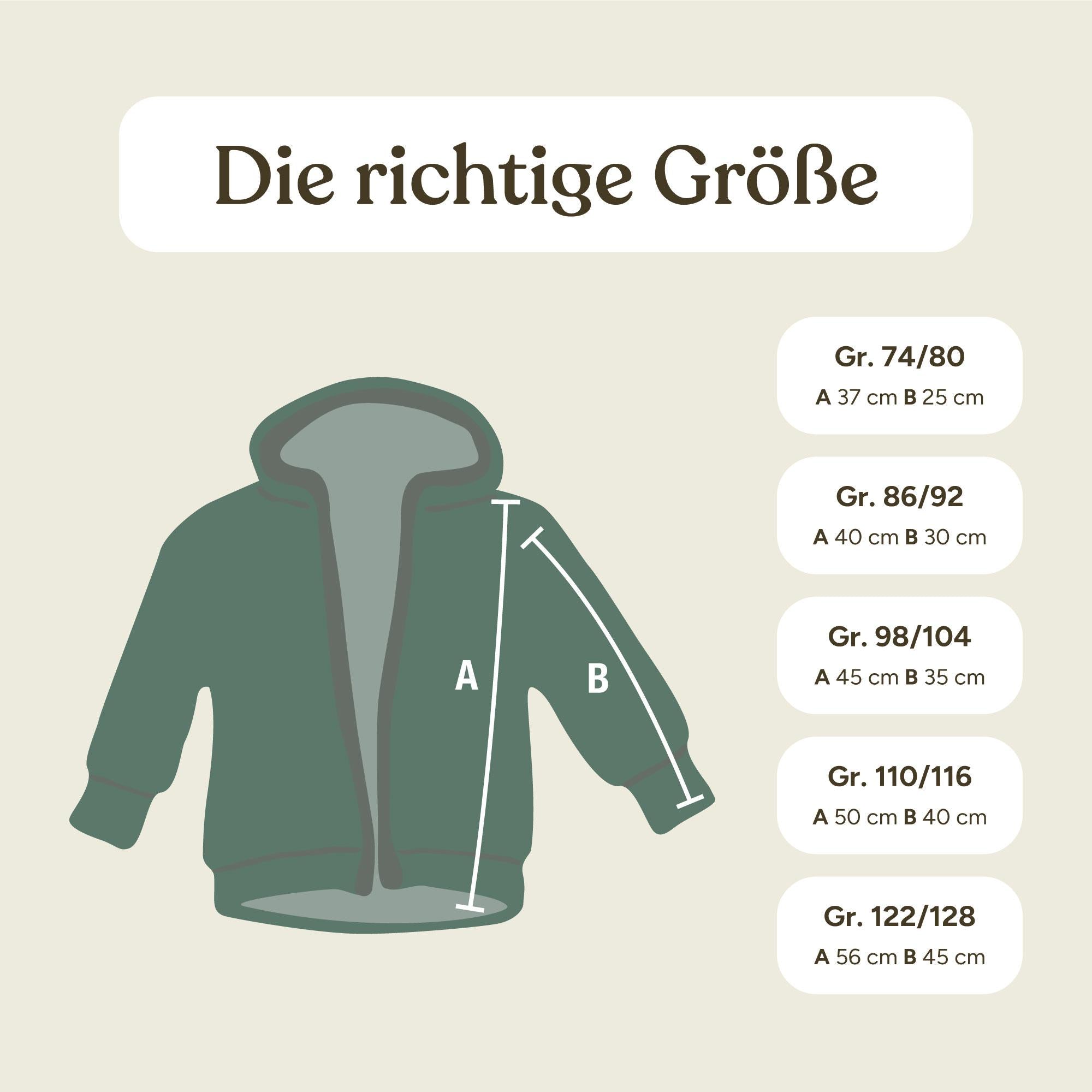Wollfleece-Jacke | Beige | 122/128
