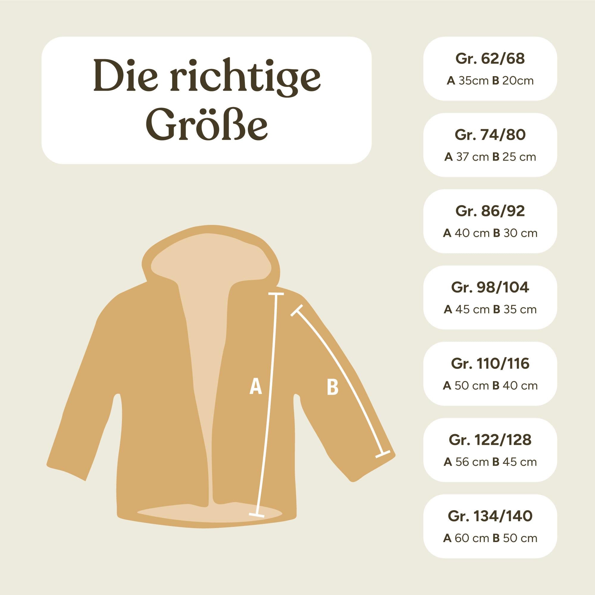 Walkjacke | Hellbraun | 74/80
