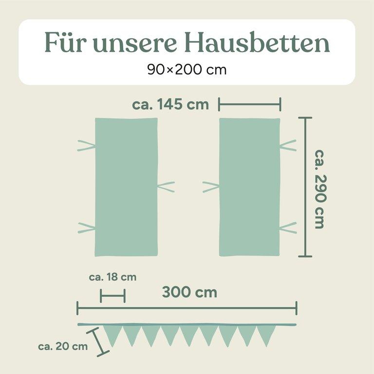 Betthimmel-Set | Rosé
