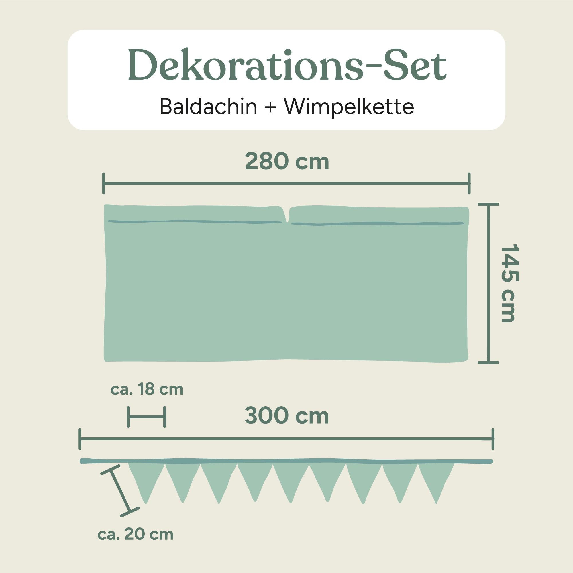 Baldachin-Set | Rosé