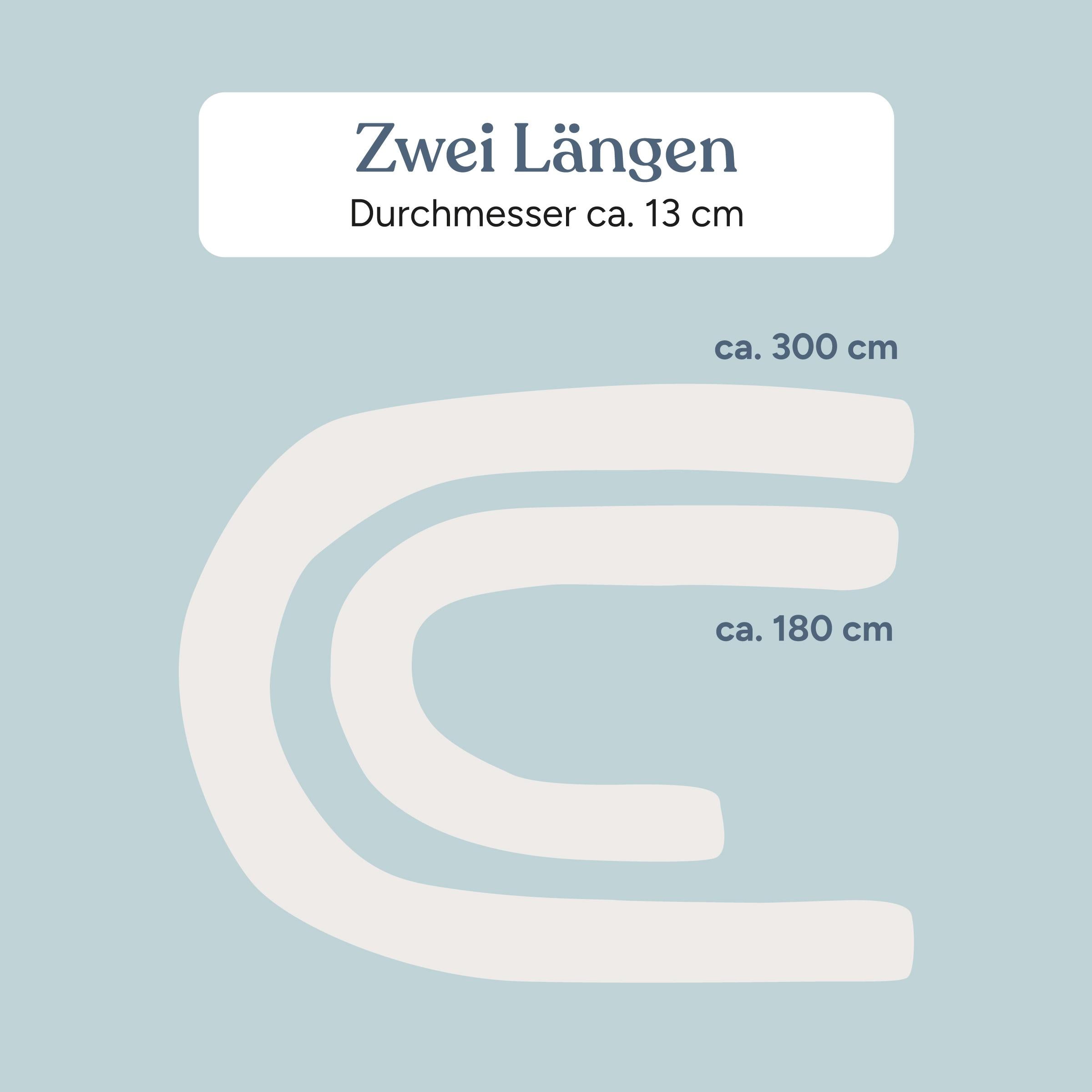 Bettschlange (Waffelpique) | Beige | 300 cm  | 6464