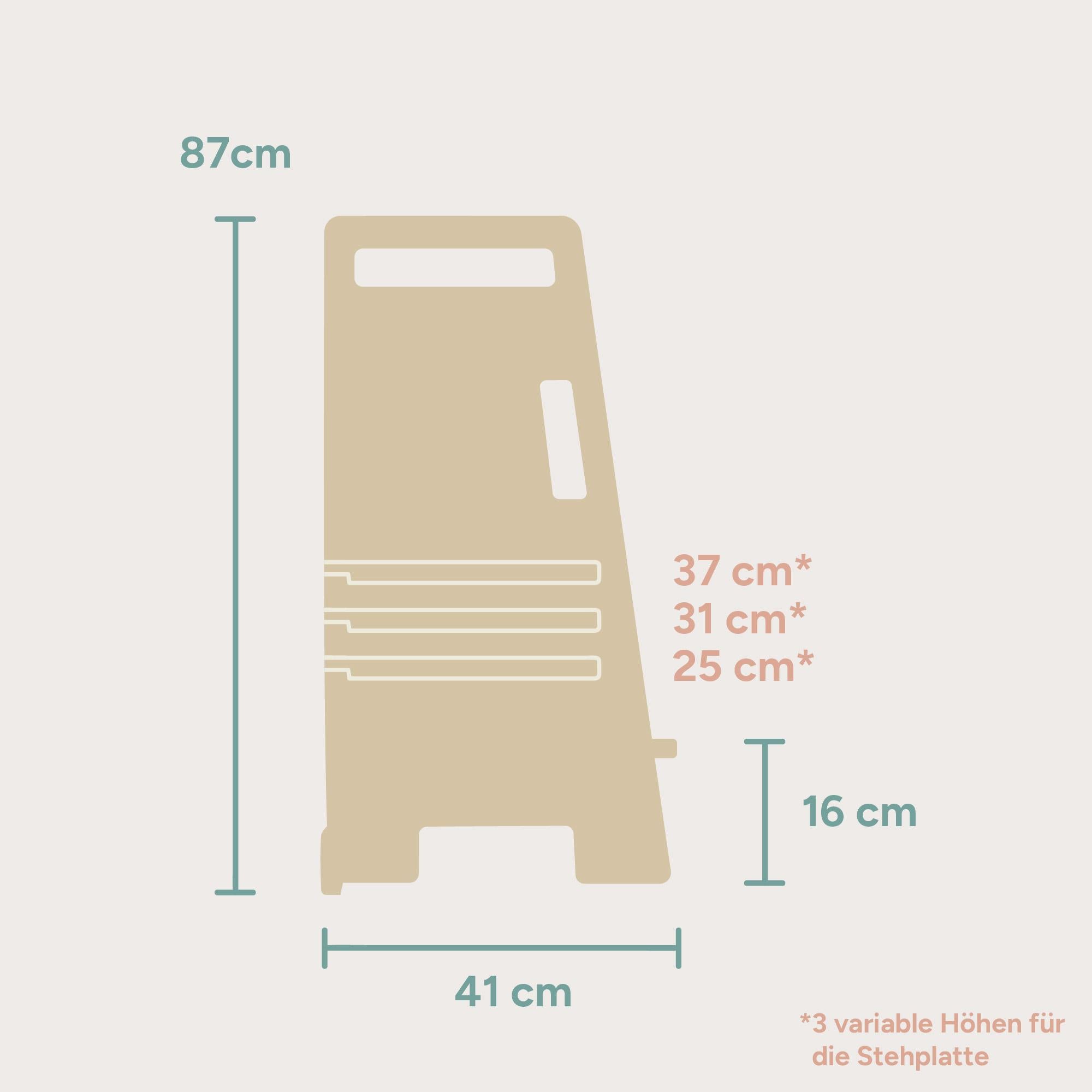 Lernturm | Birkenschichtholz (Transparent Lackiert) | 5594
