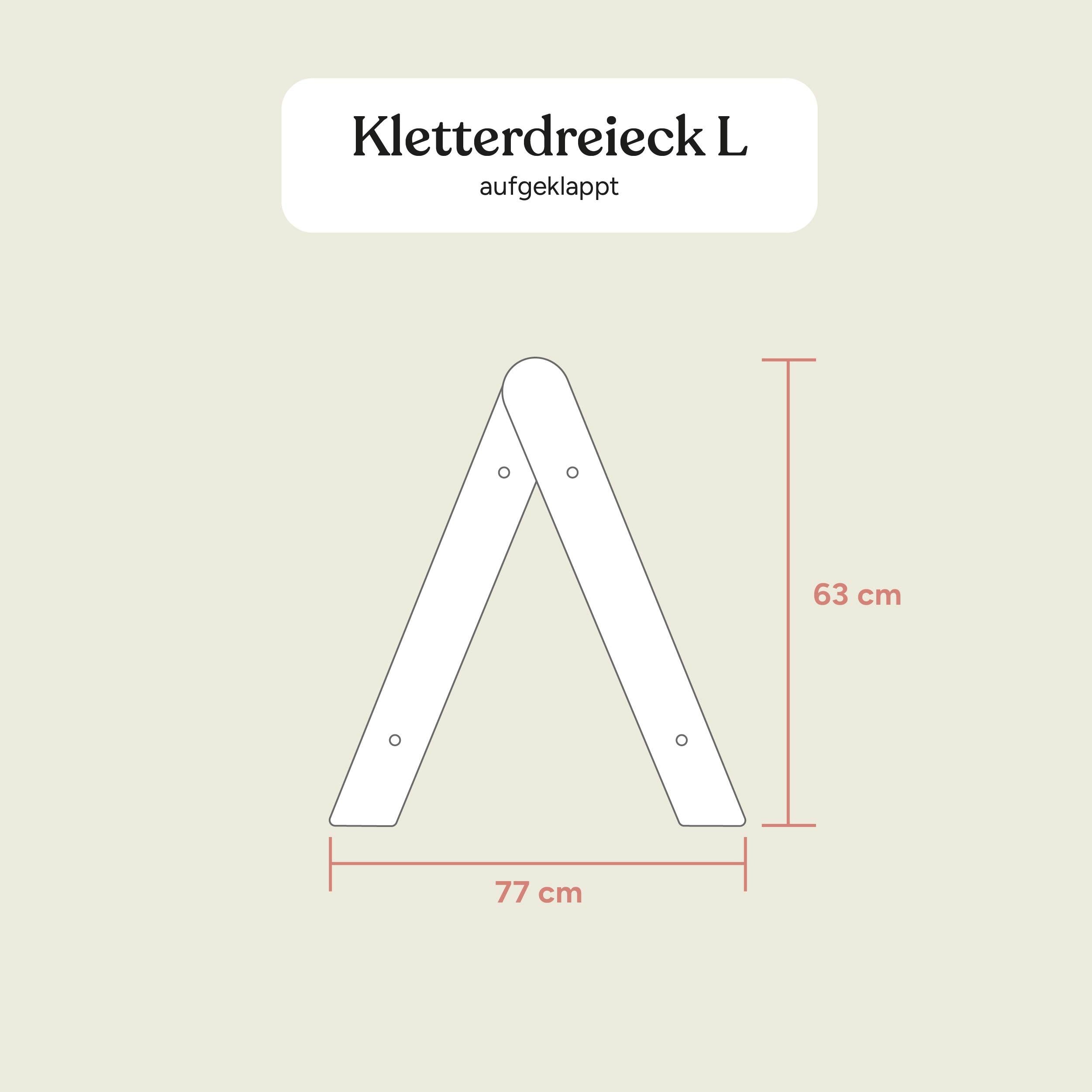 Kletterdreieck | Buche Natur | L | Selbstmontage | 9736