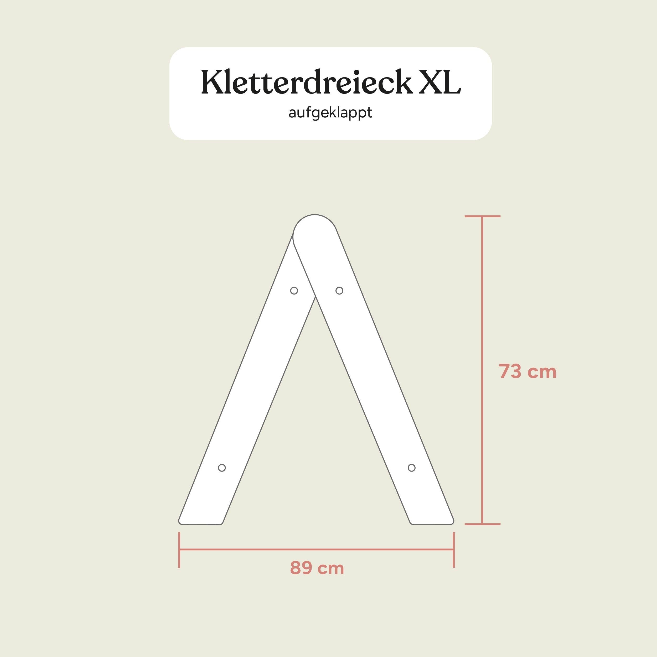 Kletterdreieck | Buche Natur | XL | Selbstmontage | 9736