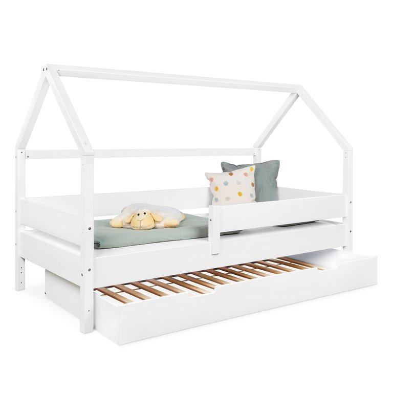 Hausbett mit Bettkasten