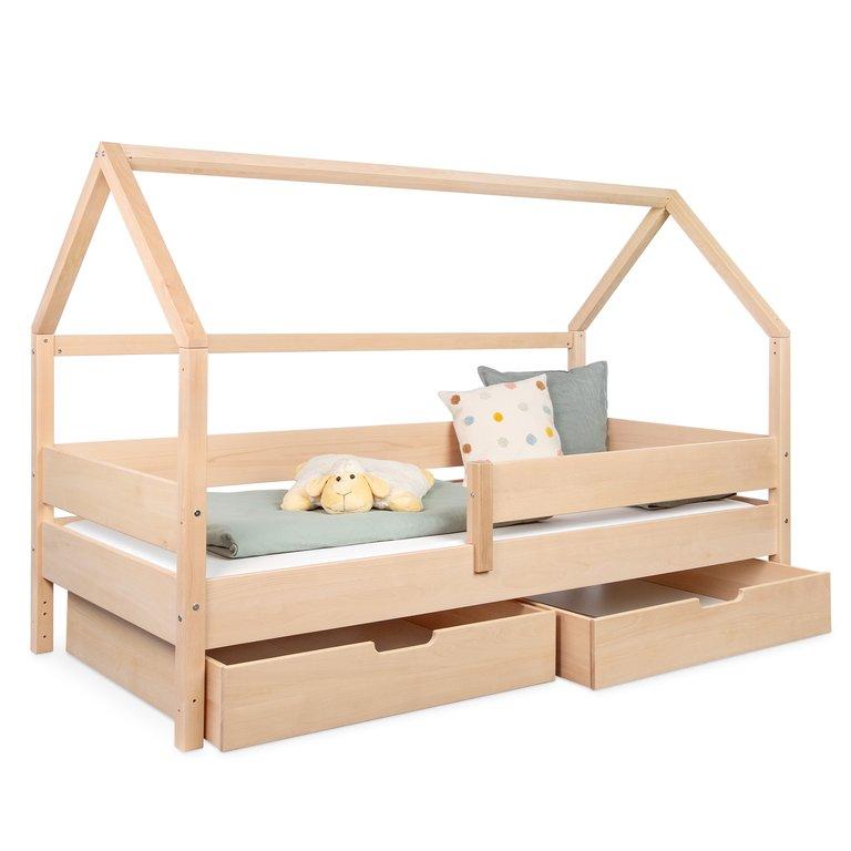 Hausbett mit 2 Schubladen