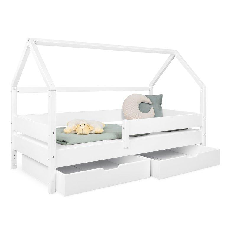 Hausbett mit 2 Schubladen