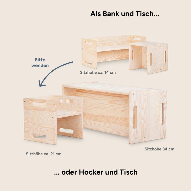 Hocker | Kiefer Natur | 5010
