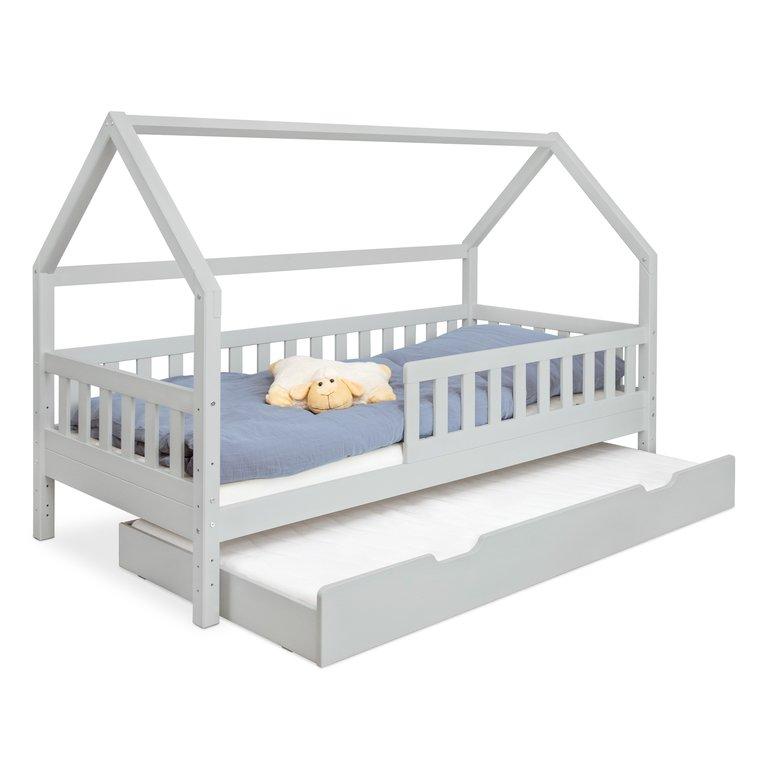 Hausbett mit Bettkasten