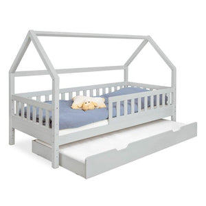 Hausbett mit Bettkasten