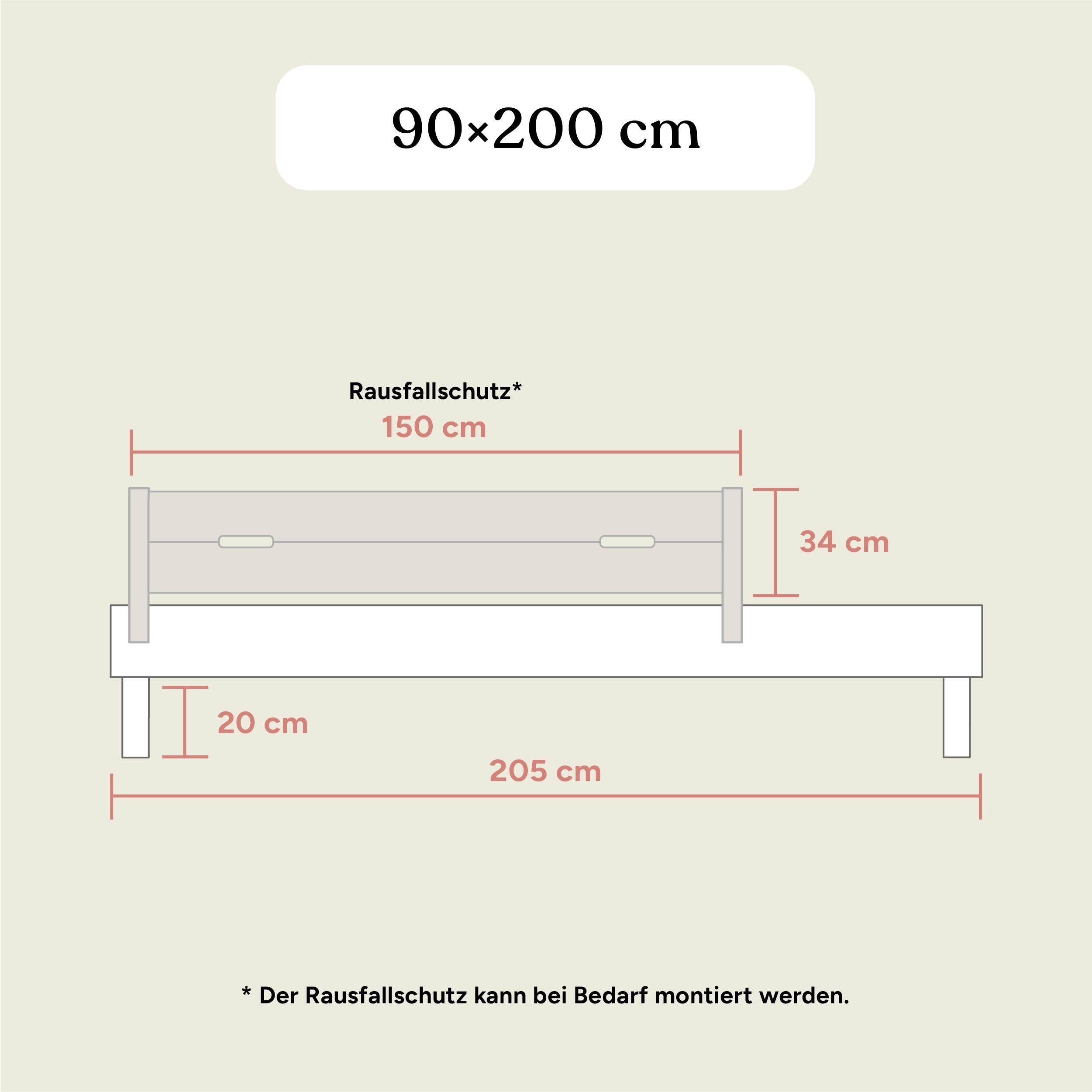 Familienbett Plano | Buche Natur | 90x200 cm