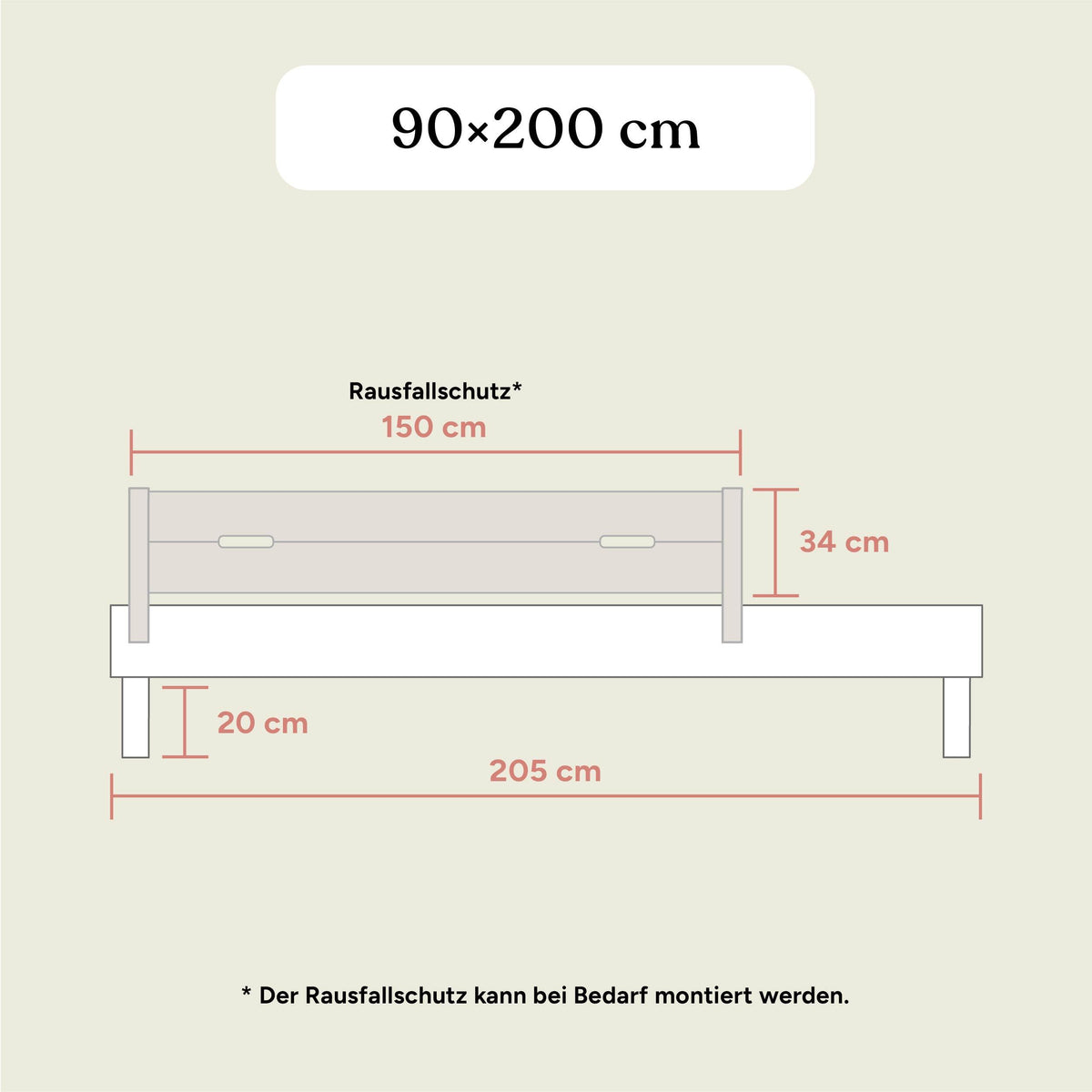 Betten Plano | Birke Transparent | 90x200 cm