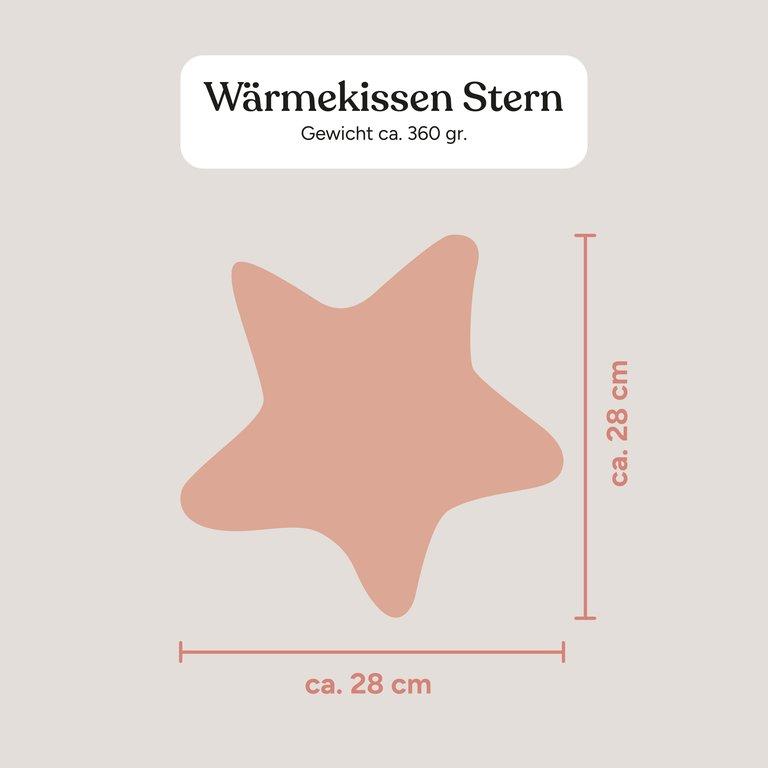 Wärmekissen | Kirschkern Stern Rosé