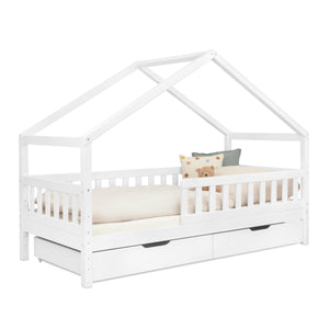 Hausbett mit 2 Schubladen