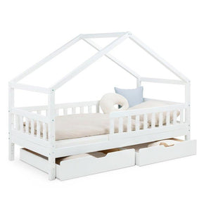 Hausbett mit 2 Schubladen