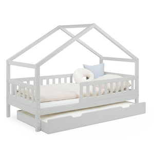 Hausbett mit Bettkasten