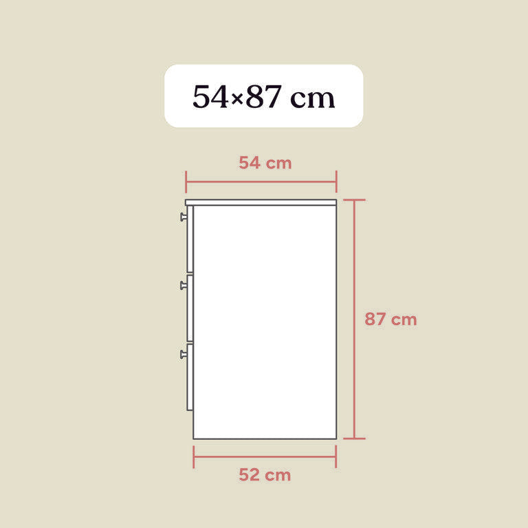 Kommode Linia | Kiefer Natur | Mit 3 Schubladen