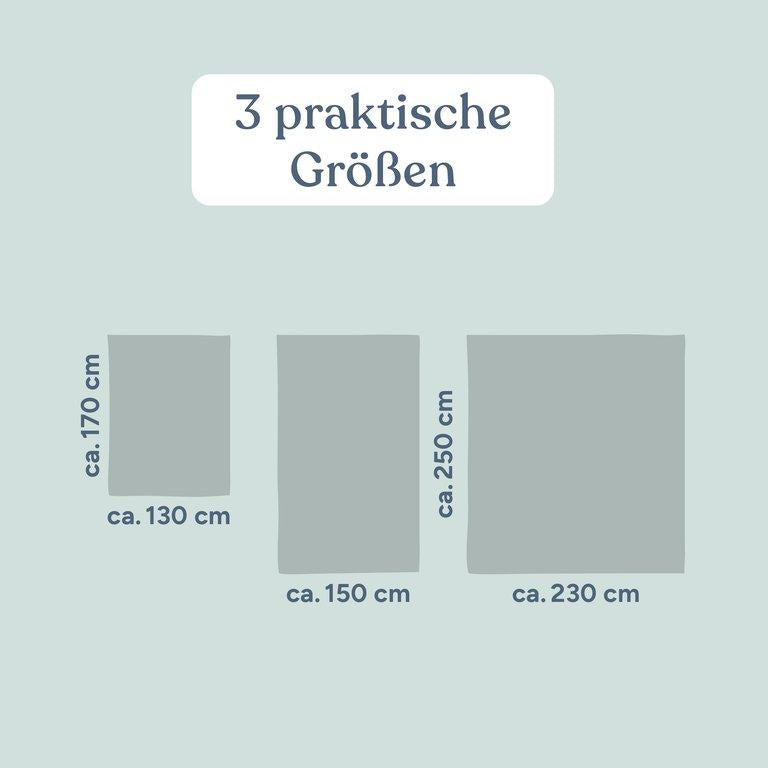 Tagesdecke Musselin | 150x250 cm | Rosé