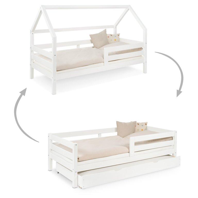Haus- & Kinderbett mit Bettkasten