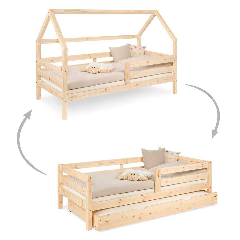 Haus- & Kinderbett mit Bettkasten