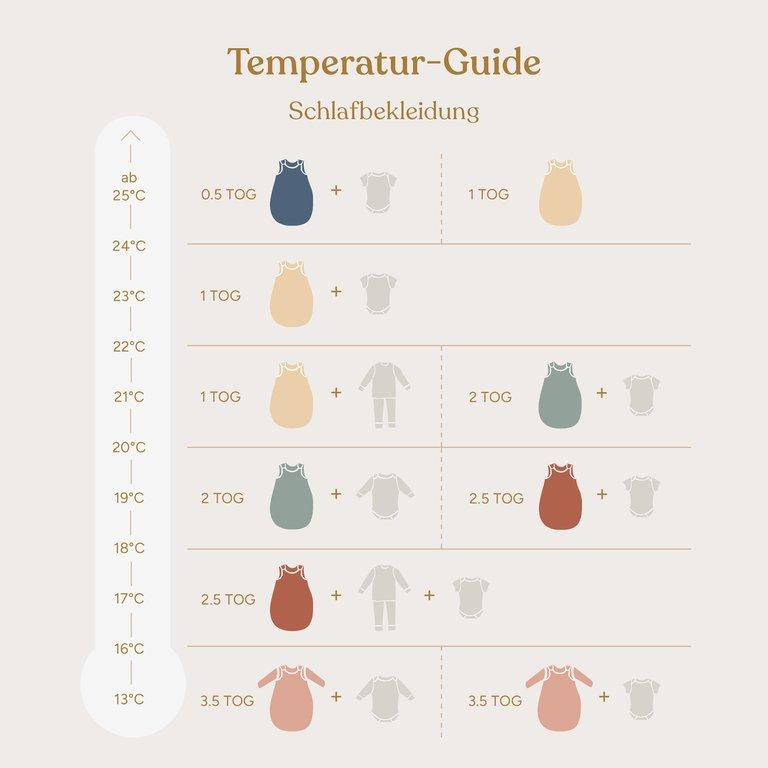 Babyschlafsack Winter 3,5 TOG | Rosé mit Tropfen | 50/56