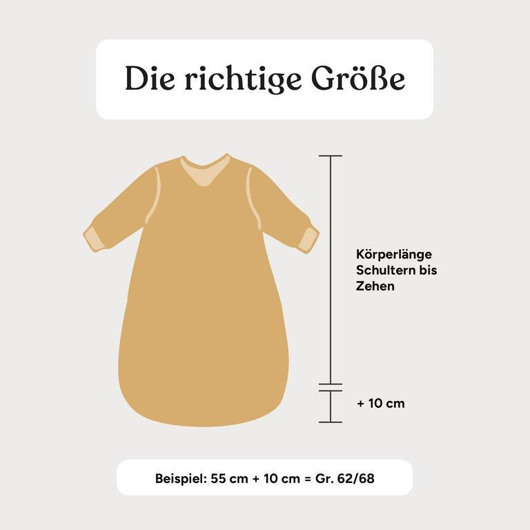 Babyschlafsack Winter 3,5 TOG | Beige Pusteblume | 50/56
