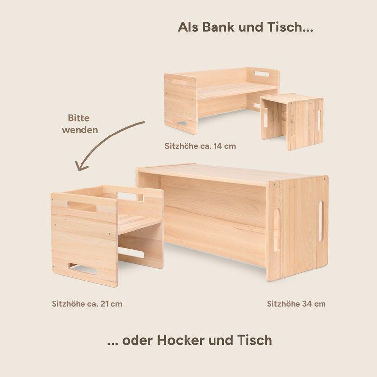 Hocker | Buche Natur | 5289
