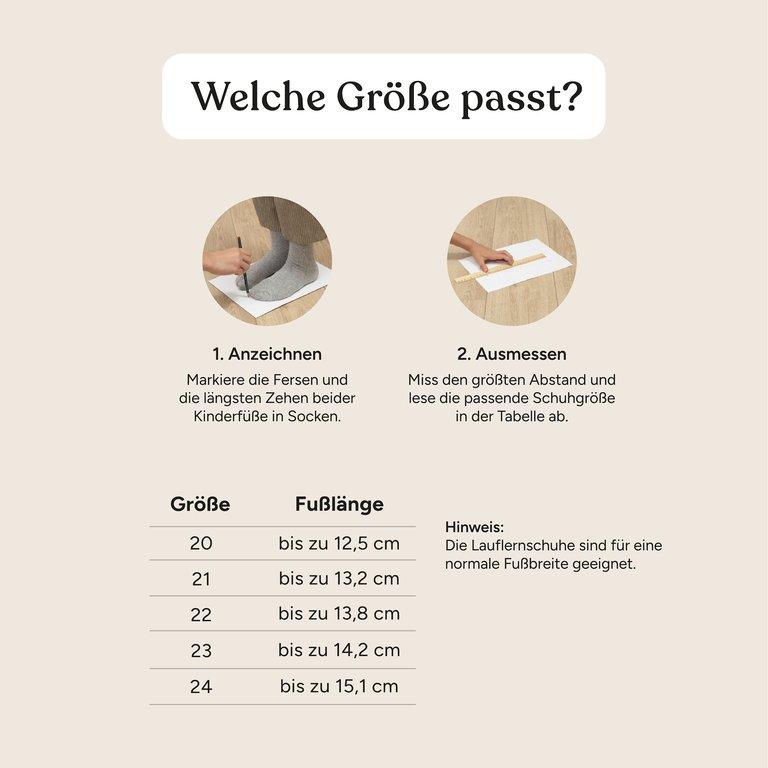 Lauflernschuh Wollfilz | Dunkelblau | 21