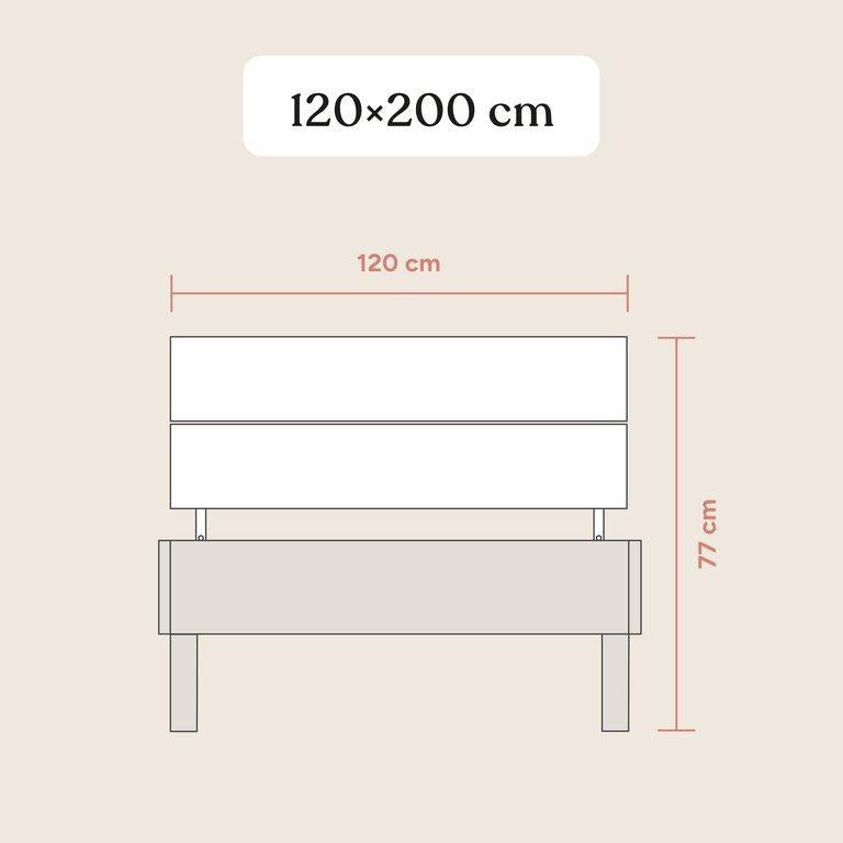 Familienbett Plano Kopfteil  | Eiche Geölt | 120 cm