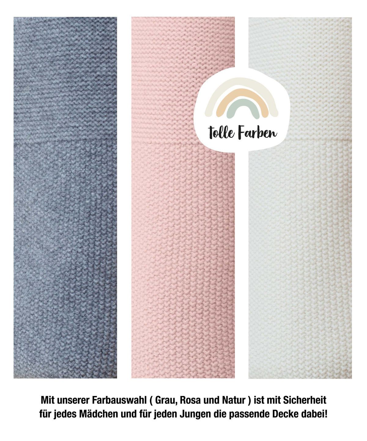Babydecke aus Bio-Lammwolle