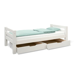 Einzelbett mit 2 Schubladen