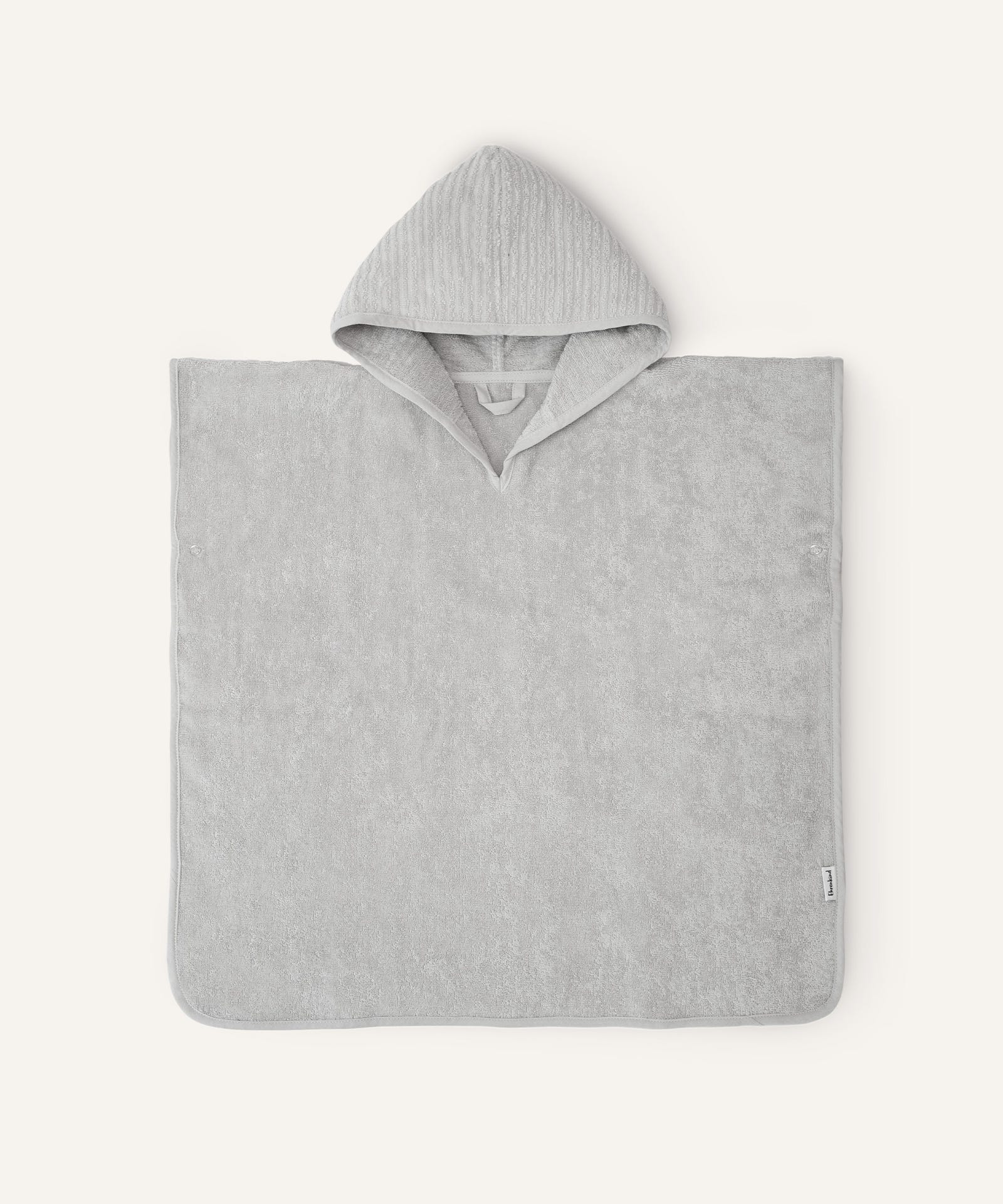 Ehrenkind Badeponcho Hellgrau.