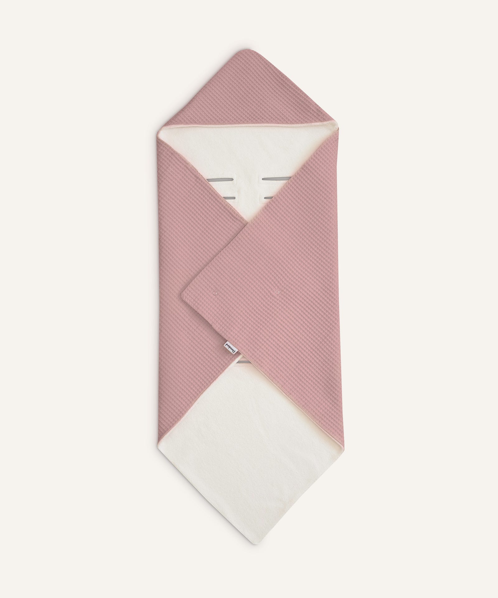 Einschlagdecke Rosé-Creme