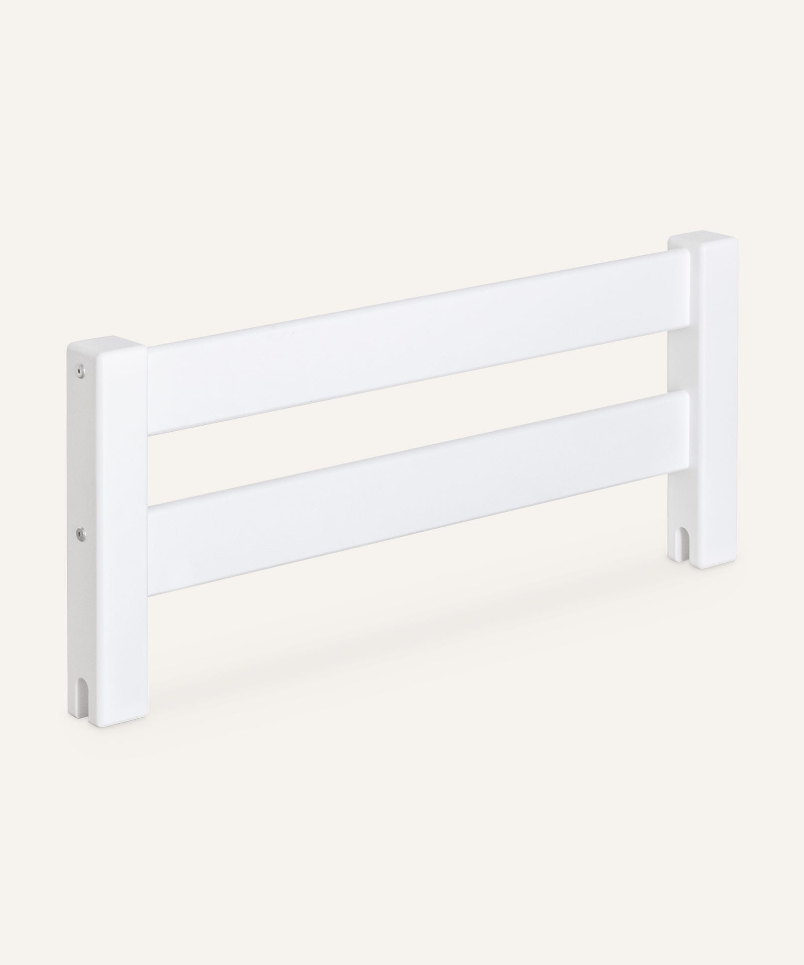 Optionaler Rausfallschutz für Etagenbett Weiß.