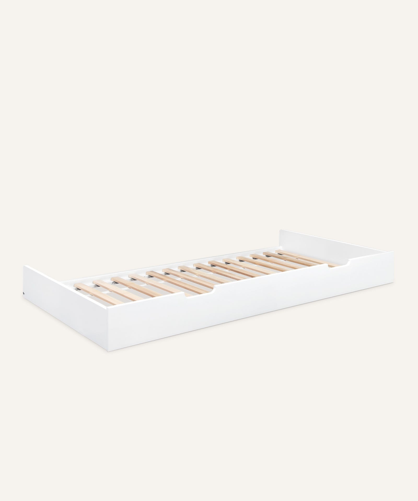 Ehrenkind Hausbett Buche B3 Bettkasten Weiß.