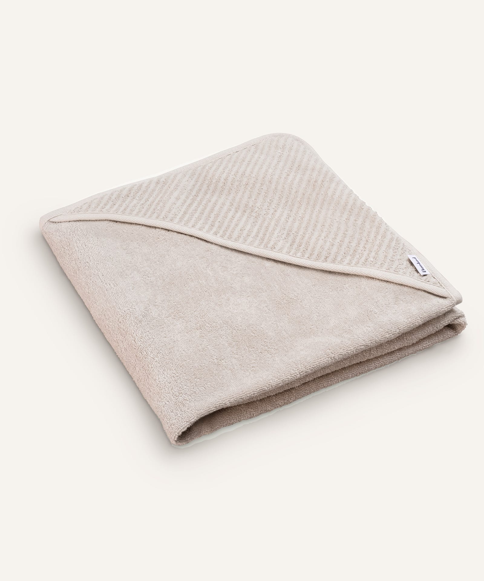 Ehrenkind Kapuzenhandtuch Beige.